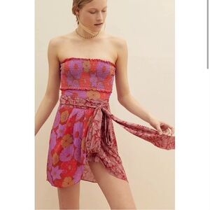 Gorgeous! Anthro Carolina K Kinsale Floral Wrap Skirt Cover Up